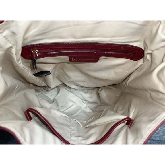 I.N.C. International Concepts Elliah Convertible Backpack Red Gold - Picture 12 of 12